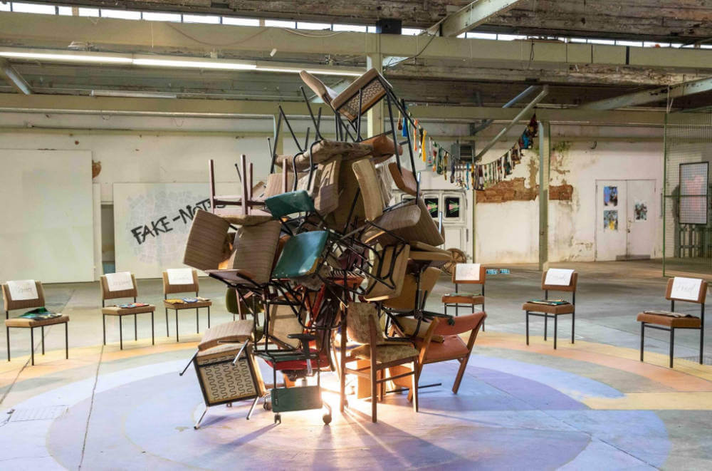 Ausstellungshalle © Uwe E. Nimmrichter, Kunstinitiative Im Friese e.V